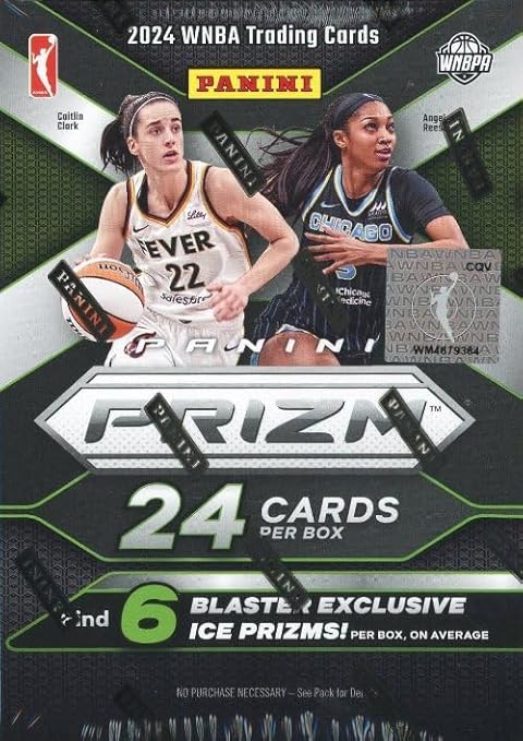 2024 Panini PRIZM WNBA EXCLUSIVE Factory Sealed Blaster Box with (6) ICE PRIZMS! Look for Rookies of Caitlin Clark Angel Reese Cameron Brink Kamilla Cardoso Aaliyah Edwards &amp Many More!