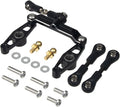 1/10 RC Car Aluminum Ball Bearing Crank Steering Arms Set for Tamiya TT-02 / TT-02D / TT-02E Racing Car Upgrade Parts