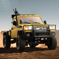 ARRIS 1/12 RC Crawler Off Road Car – MN82T 4WD Rock Climbing Truck with Remote Control Crane Hook LED Lights 2 Speed 2.4GHz Full Proportional RC Rock Crawler for Adults Gift