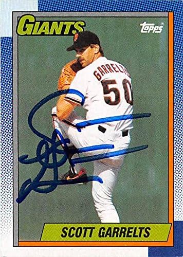 Autograph Warehouse 302121 1990 Topps Scott Garrelts Autographed No.602 Baseball Card - San Francisco Giants