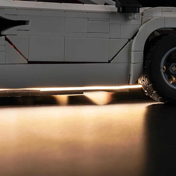 Upgraded Led Light Kit for Lego Lamborghini Countach 5000 Quattrovalvole Building Set RC Version Compatible with Lego 10337 (Model Not Included)