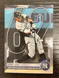 2022 Topps NOW #1012 Aaron Judge (62 HRs Home Runs American League Record) MLB Baseball Trading Card New York Yankees