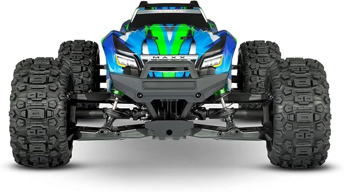 Traxxas Maxx Wide Green 1:10 RC Model Car Monster Truck 4WD RTR 2.4GHz