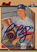 Sports Memorabilia Autograph Warehouse 244879 Tommy Phelps Autographed Baseball Card - Montreal Expos FT 1996 Bowman 1st - No. 339 Rookie