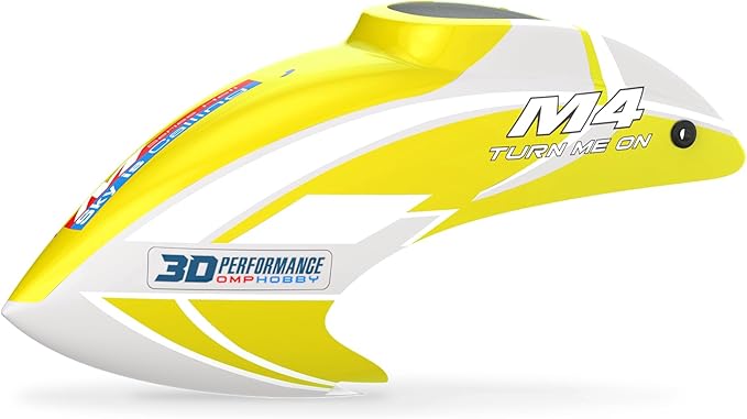 OMPHOBBY M4 RC Helicopter Parts M4 Helicopter Canopy-Yellow Rc Heli Accessories for OMP M4 RC Helicopters OSHM4061Y