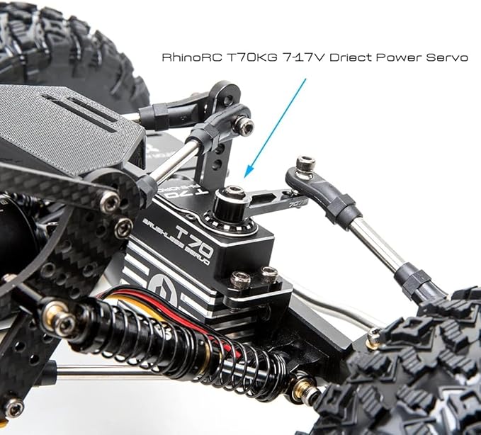 Rhino RC W1 Chassis 317mm 1/10 Shafty Crawler (Rhino W1 RTR Edition)