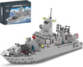 Navy Destroyer Building Set Battleship Building Toy A Gift Compatible with Lego Sets for Boys 8-14 &amp Adults (528pcs)