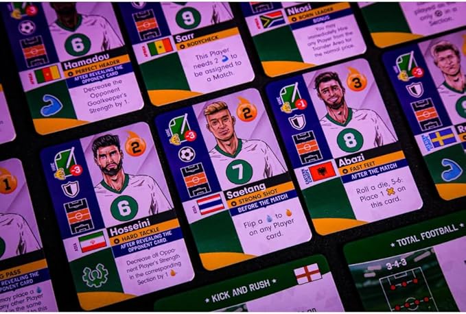 Eleven Football Manager Board Game Expansions Bundle: Unexpected Events Stadium International Cup and International Players Expansions (4 Items)