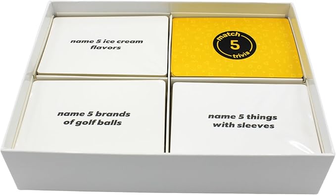Game - Simple Fun Answer Matching Trivia Game for Holidays Family Friends. 3+ Players.