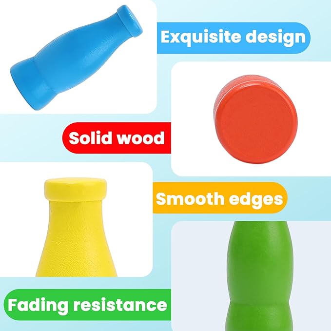 Fun Board GameBottle Color Challenge Game for Kids and AdultsPouplar Gameplay for Party Outdoor Backyard Travel Camping Match the Bottle Toy for Family Parent Child Firends Classmates (bottle)