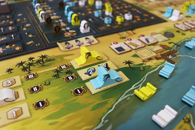 Men-Nefer Board Game - Journey Through Ancient Egypt! Worker Placement Strategy Game Fun Family Game for Teens &amp Adults Ages 14+ 1-4 Players 60-120 Minute Playtime
