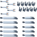 SEEMEY 5 Set Technical Linear Actuator Axle and Pin Connector Block compatiable with Technic Parts