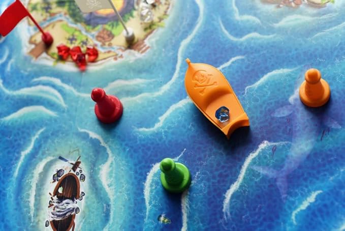 FoxMind Bermuda Pirates Magnetic Board Game for Kids Captivating Pirate Adventure for Family and Friends