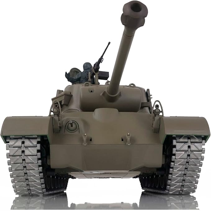 TOUCAN RC HOBBY US in Stock Henglong 1/16 Scale 7.0 Upgraded M26 Pershing RTR RC Tank 3838 Metal Tracks BB Airsoft That Shooting BB Bullets
