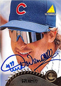 Sports Memorabilia Autograph Warehouse 248832 Turk Wendell Autographed Baseball Card - Chicago Cubs 1995 Pinnacle - No. 78