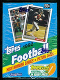 1992 Topps Football Wax Pack Box High Hi Series Brett Favre Rookie Card Set RC