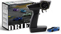 1:76 Turbo Racing Scale RC Sport Car Table Racing Remote Control Mini Model Car Full Proportional RTR Kit Toys (C64 Blue)