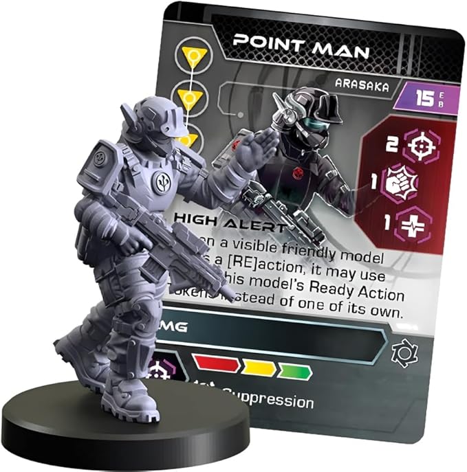 Monster Fight Club Cyberpunk Red Combat Zone Miniatures: Arasaka Starter