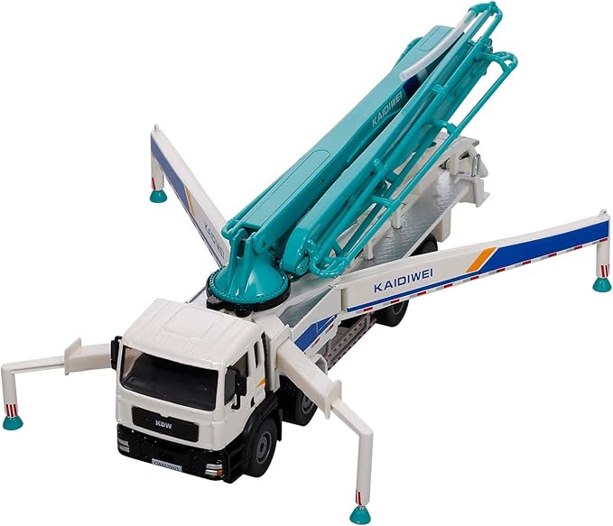 GoolRC Concrete Pump Truck 1:55 Scale Diecast Car Model Car Simulation Engineering Machine Model