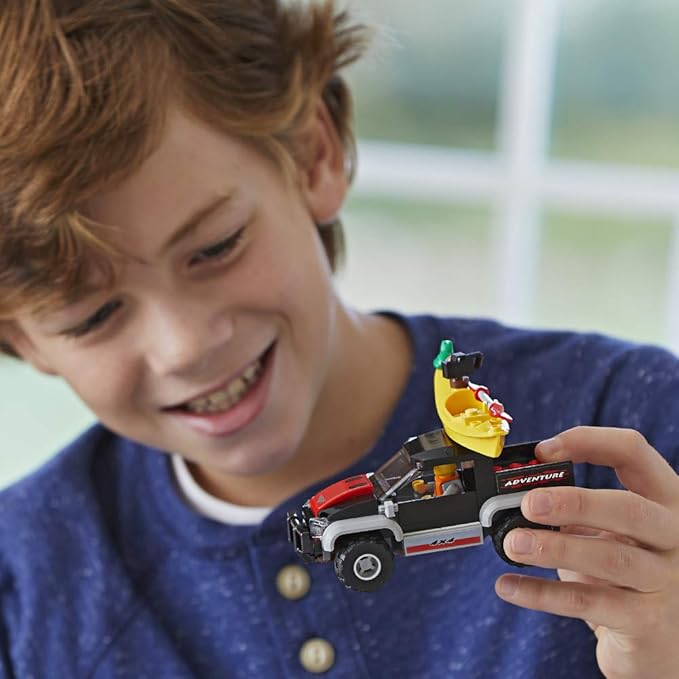 LEGO City Great Vehicles Kayak Adventure 60240 Building Kit (84 Pieces)