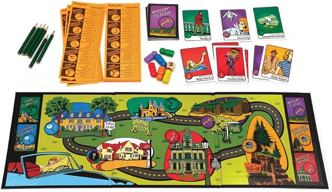 Nancy Drew Mysteries Board Game - A Game of Deductive Reasoning for 3 to 6 Players Ages 8 and up