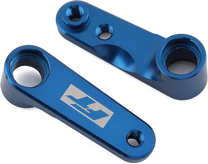 Team Associated RC10B6.4 FT Steering Bellcranks Blue Aluminum ASC91983