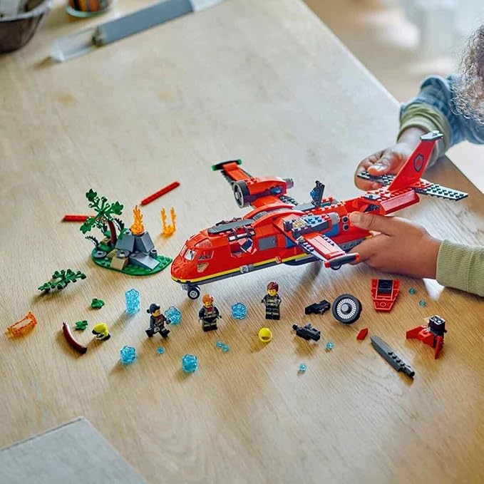 LEGO 60413 City Löschflugzeug 3 Minifiguren 2 Löschkanonen Waldbrandkulisse