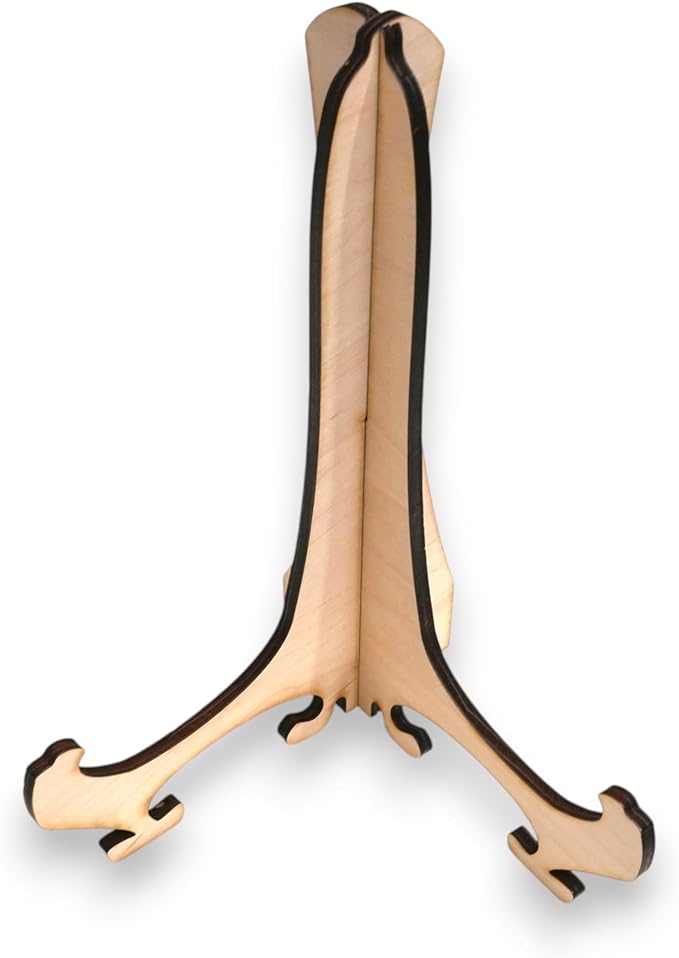 50 State American Puzzle Map - Art Kit - Raw Wood 12x18 with Stand