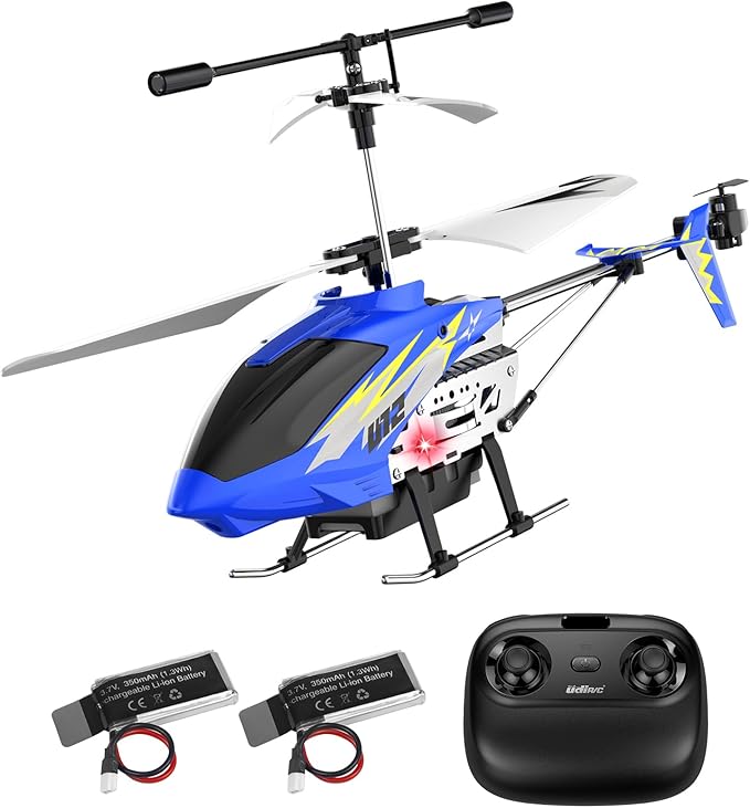 Cheerwing U12 Remote Control Helicopter with Altitude Hold Mini RC Helicopter for Adults Kids One Key take Off/Landing and 2 Batteries