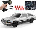 1:43 Scale Mini RC Drift Car with LED Lights Electric 2.4G Remote Control Racing Car Full Proportional 15KM/H High-Speed Vehicle for Hobbyists &amp Adults -RTR Gyro Version