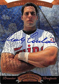 Sports Memorabilia Autograph Warehouse 245211 Marty Cordova Autographed Baseball Card - Minnesota Twins 1995 Upper Deck Premier Prospects - No. 23