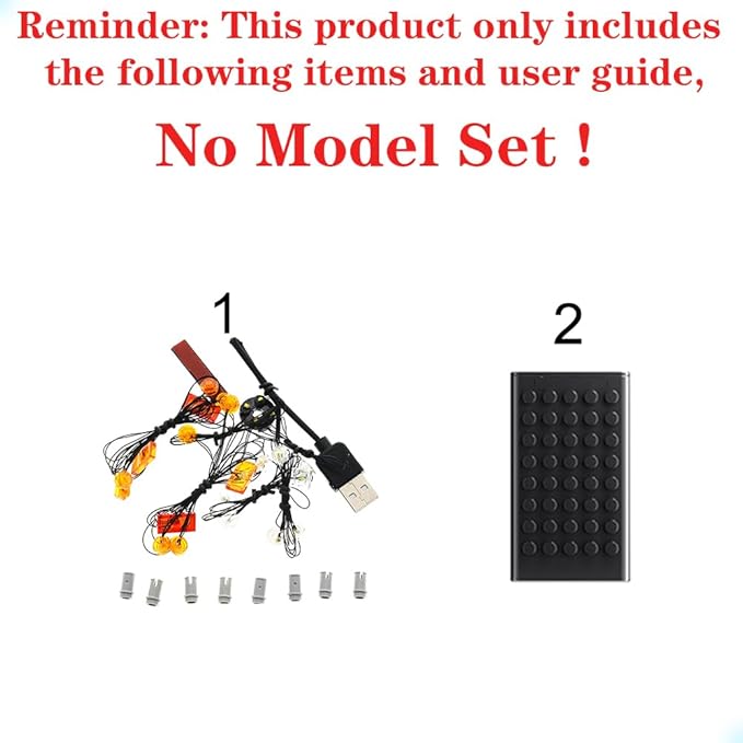 LED Light Set Compatible with Lego 42114 6x6 Volvo Articulated Hauler Technic Building Blocks Model - Model Set NOT Included