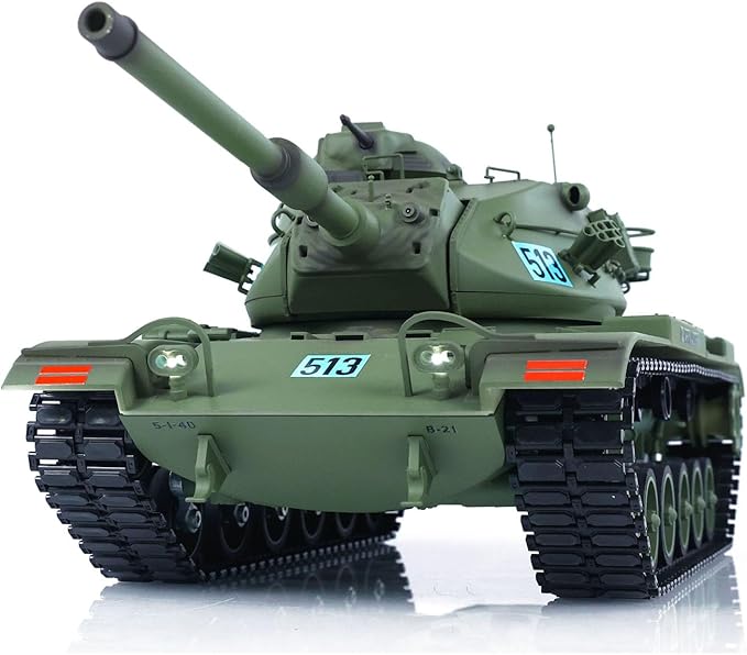 TOUCAN RC HOBBY US in Stock TD Model 1/16 RC Tank M60A3 USA Remote Control BB Infrared Battle Model Smoke for Adult