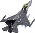 F16 Fighter Jet Model Military Plane Building Blocks Set (521 Pieces) for Army Airplane Lovers Kids (8+Years) and Adults