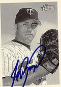 Autograph Warehouse 246532 J.C. Romero Autographed Baseball Card 2001 Bowman Heritage No. 112 - Minnesota Twins