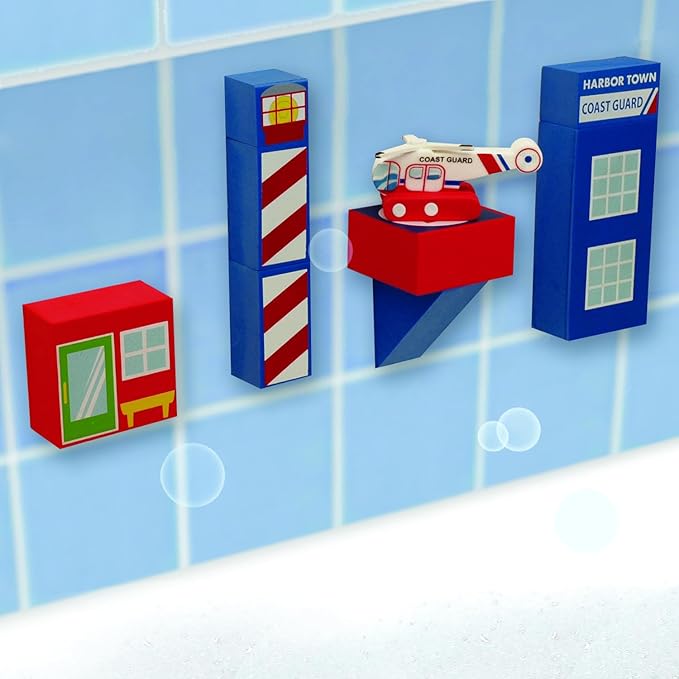 Floating Coast Guard Set Red &amp Whte