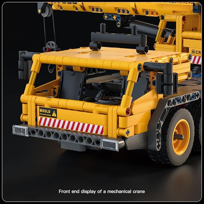 Mould King Heavy Construction Vehicles Mobile Crane Truck Building Toys 17058 Crane Building Set Construction Toys for Adults and Kids 8+(997PCS)