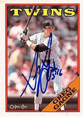 Sports Memorabilia Autograph Warehouse 245380 Greg Gagne Autographed Baseball Card - Minnesota Twins 1988 O-Pee-Chee - No. 343