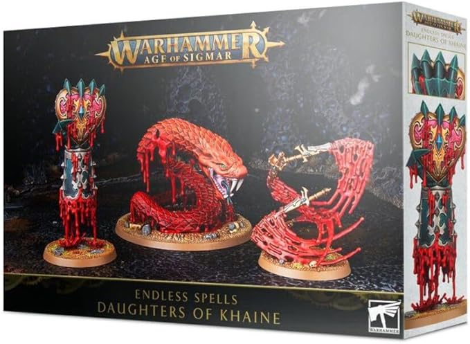Games Workshop - Age of Sigmar - Endless Spells: Daughters of Khaine Schwarz