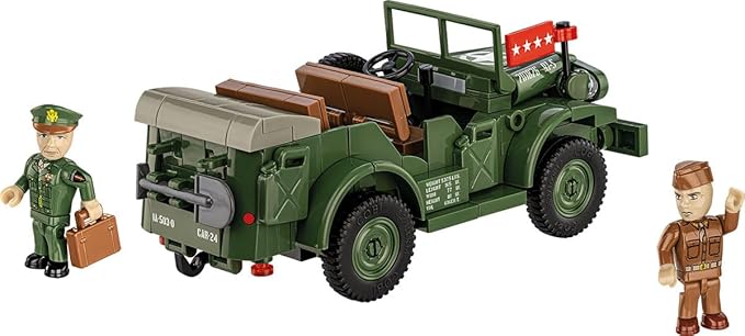 COBI Historical Collection WWII Dodge WC-56 Command Car Building Set 208 Pieces