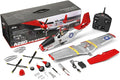 XK A280 P-51 RC Airplane EPP Remote Control Airplane 3D/6G 2.4G 4CH Brushless 560mm Wingspan Fixed Wing RC Aircraft Model with Quick Release Military Plane Toy Gift -RTF