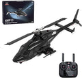 1/34 Scale AW-911 Air-Wolf RC Helicopter 2.4G 9CH Flybarless Airplanewith 6G/3D Stunt Mode and GPS Positioning (RTF Version/Mode 1/Mode 2)
