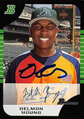 Sports Memorabilia Autograph Warehouse 247704 Delmon Young Autographed Baseball Card - Tampa Rays 2005 Bowman - No. BDP139