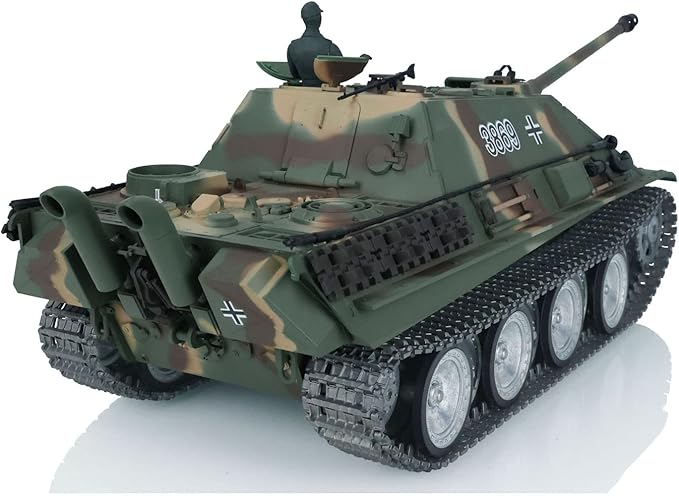 TOUCAN RC HOBBY US in Stock Pro Edition 1/16 Jadpanther RC Tank Tk7.0 Henglong 3869 Metal Tracks Wheels Ir Bb Airsoft Smoke Battery