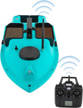 RC Bait Boat 600m/1968ft RC Bait Boat 3 Boxes 4.4LBS Loading Capacity with Dual 5200mAh Li-Ion Batteries and LED Lights for Professional Fishing (Blue (Without Lights))