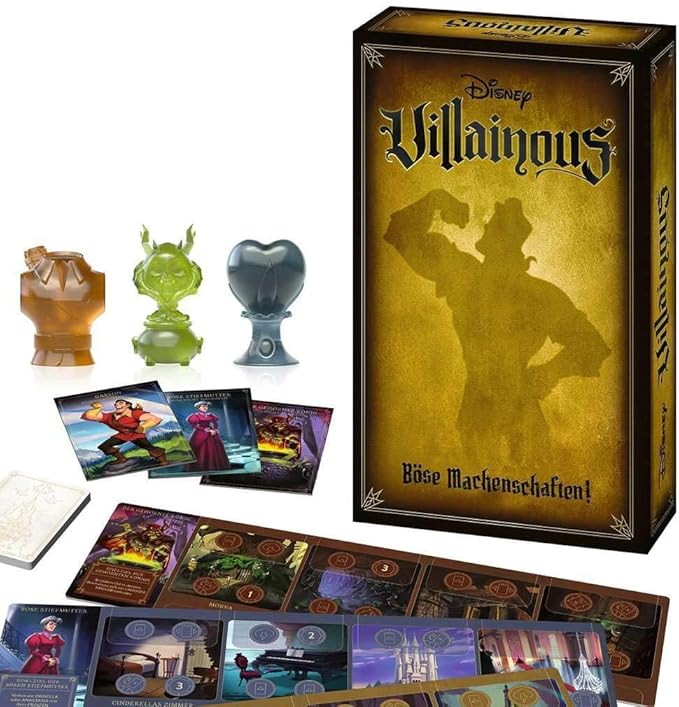 Ravensburger 27077 Disney Villainous Evil Machinations 4 Expansion of Villainous from 10 Years for 2-3 Players