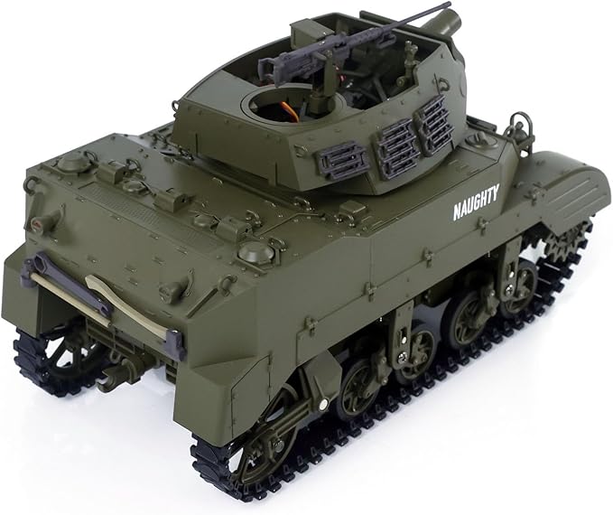 TOUCAN RC HOBBY US in Stock 1/16 RC Tank Simulation 360° Turret Rotary M8 HMC Scott Radio Control Battle Tank Smoke Sound Lights RTR Combat Vehicle
