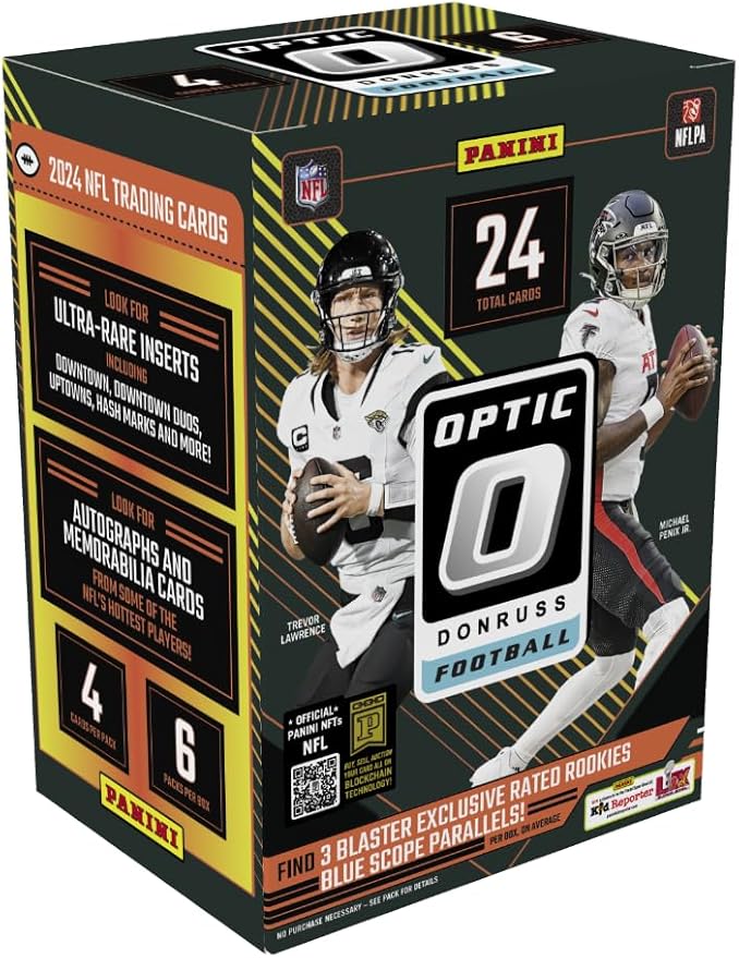 2024 Donruss Optic Football Blaster - 24 Football Cards per Box