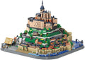 1392Pcs Mont Saint Michel France Building Set World Landmark Architecture Model Collectible Toy for Kids and Adults