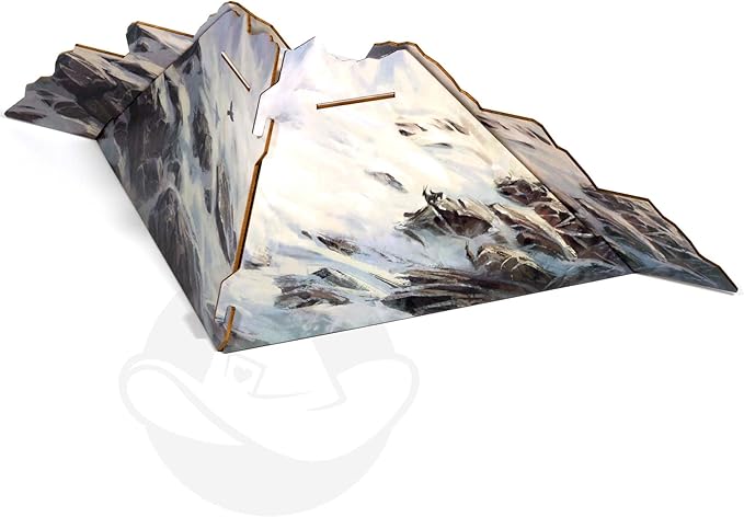Everdell Silverfrost Wooden Mountain – Premium 3D Accessory for Everdell Silverfrost Upgraded Component for Strategic Board Game Wooden Game Accessory
